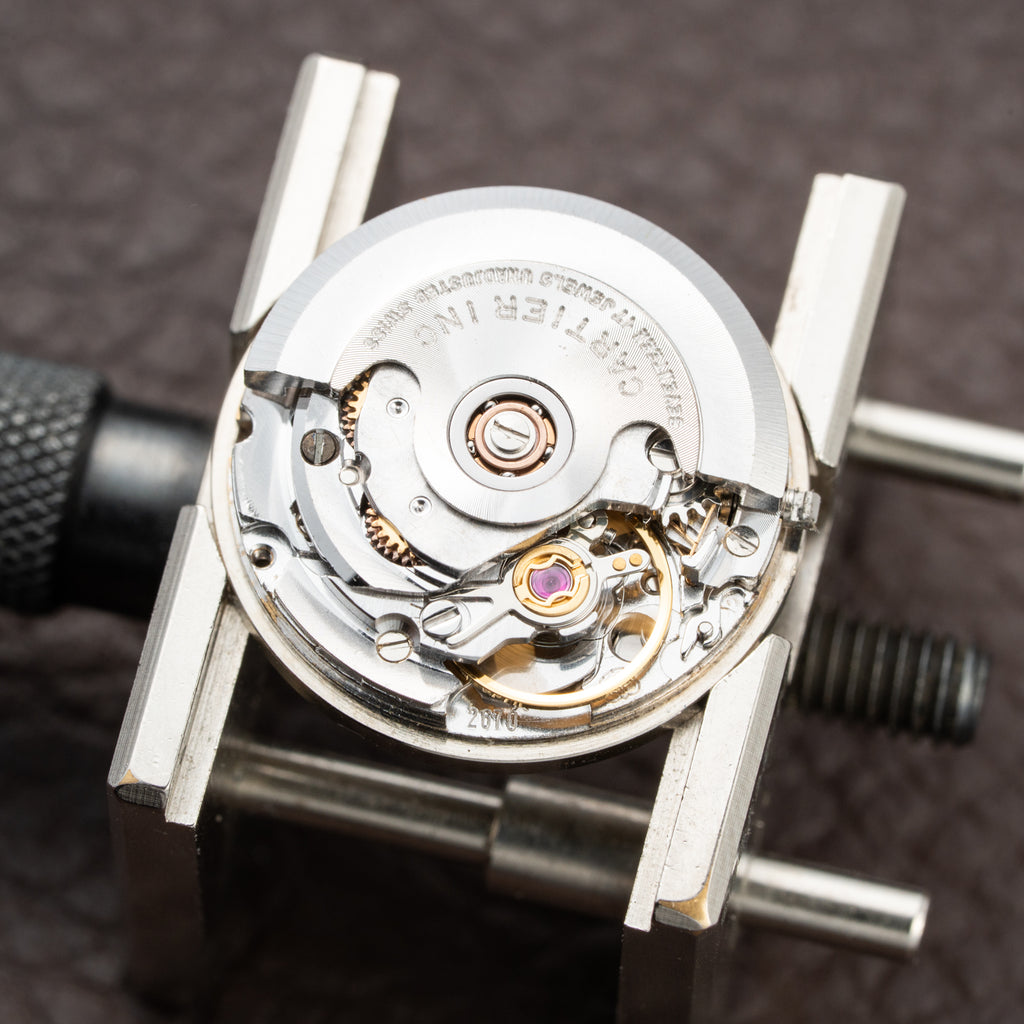 Cartier Santos Octagonal Gold Steel Automatic PM Ref 0907 from 1980s