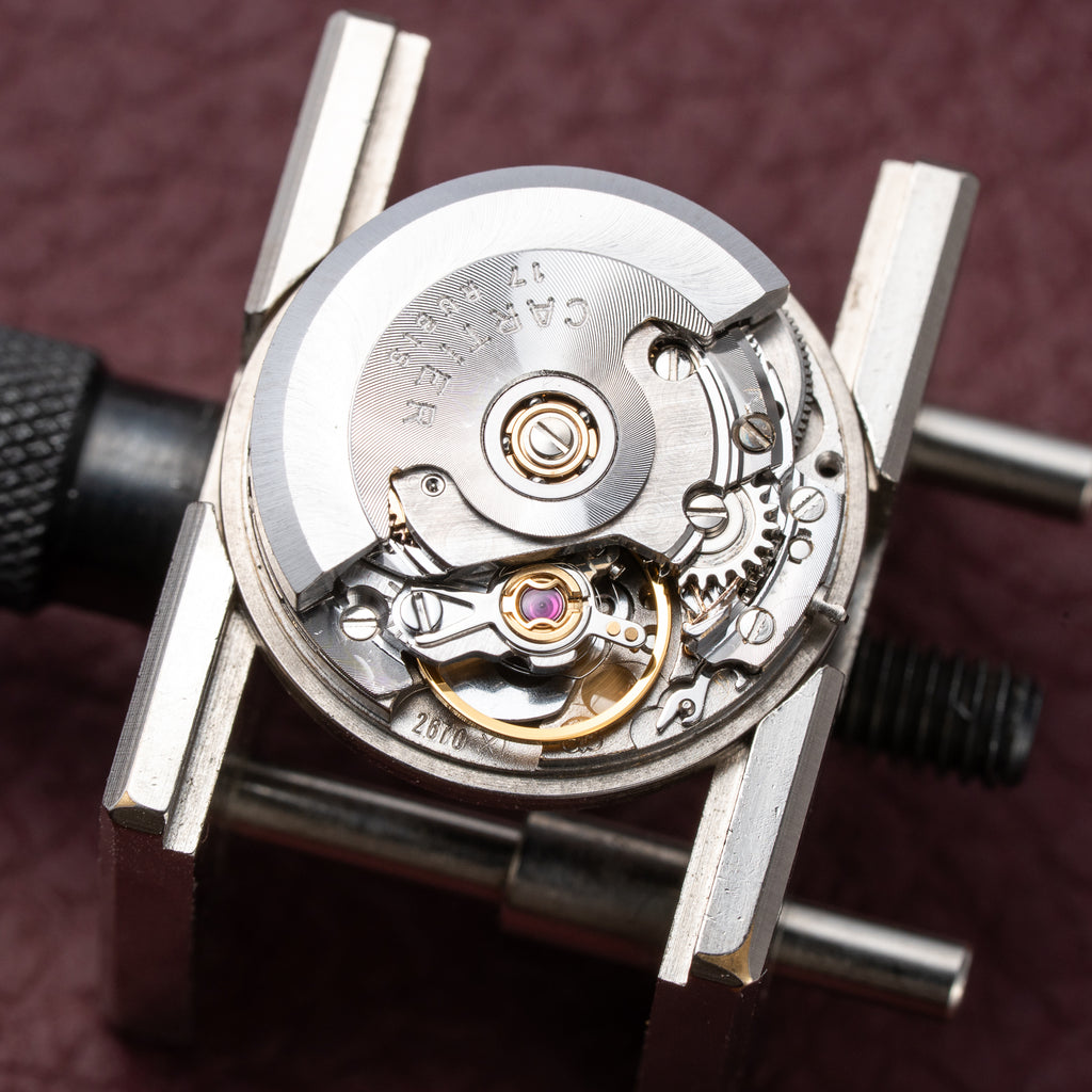 Cartier Santos Octagonal Automatic Ghost Slate Dial Ref. 0906 from 1980s