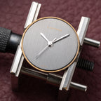 Cartier Santos Octagonal Automatic Ghost Slate Dial Ref. 0906 from 1980s