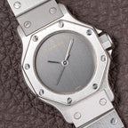 Cartier Santos Octagonal Automatic Ghost Slate Dial Ref. 0906 from 1980s