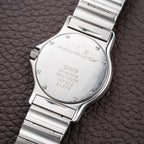 Cartier Santos Ronde Octagon GM Gold & Steel Cartier Service 2026 – 2-Year Warranty Ref. 187902 from 1990s
