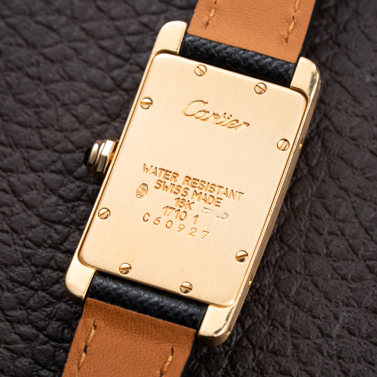 Cartier Tank Américaine PM 18K Yellow Gold Cartier Service 2026 Ref. 1710