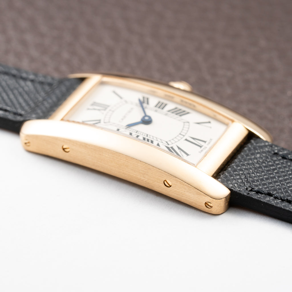 Cartier Tank Américaine PM 18K Yellow Gold Cartier Service 2026 Ref. 1710