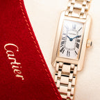 Cartier Tank Américaine 18K Yellow Gold PM Cartier Serviced 2026 Ref 1711