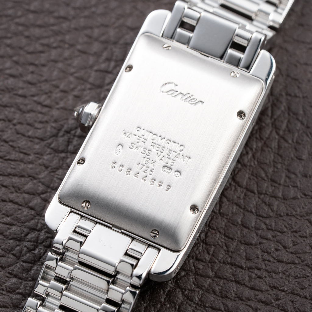 Cartier Tank Américaine Factory Diamond 18K White Gold Automatic Ref. 1726 Cartier Service 2026