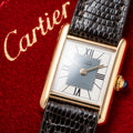 Cartier Must de Tank Vermeil Grey Art Deco Reference 5057001 from 1990s Cartier Service 2025