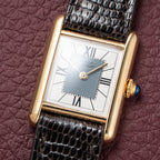 Cartier Must de Tank Vermeil Grey Art Deco Reference 5057001 from 1990s Cartier Service 2025