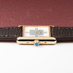 Cartier Must de Tank Vermeil Grey Art Deco Reference 5057001 from 1990s Cartier Service 2025