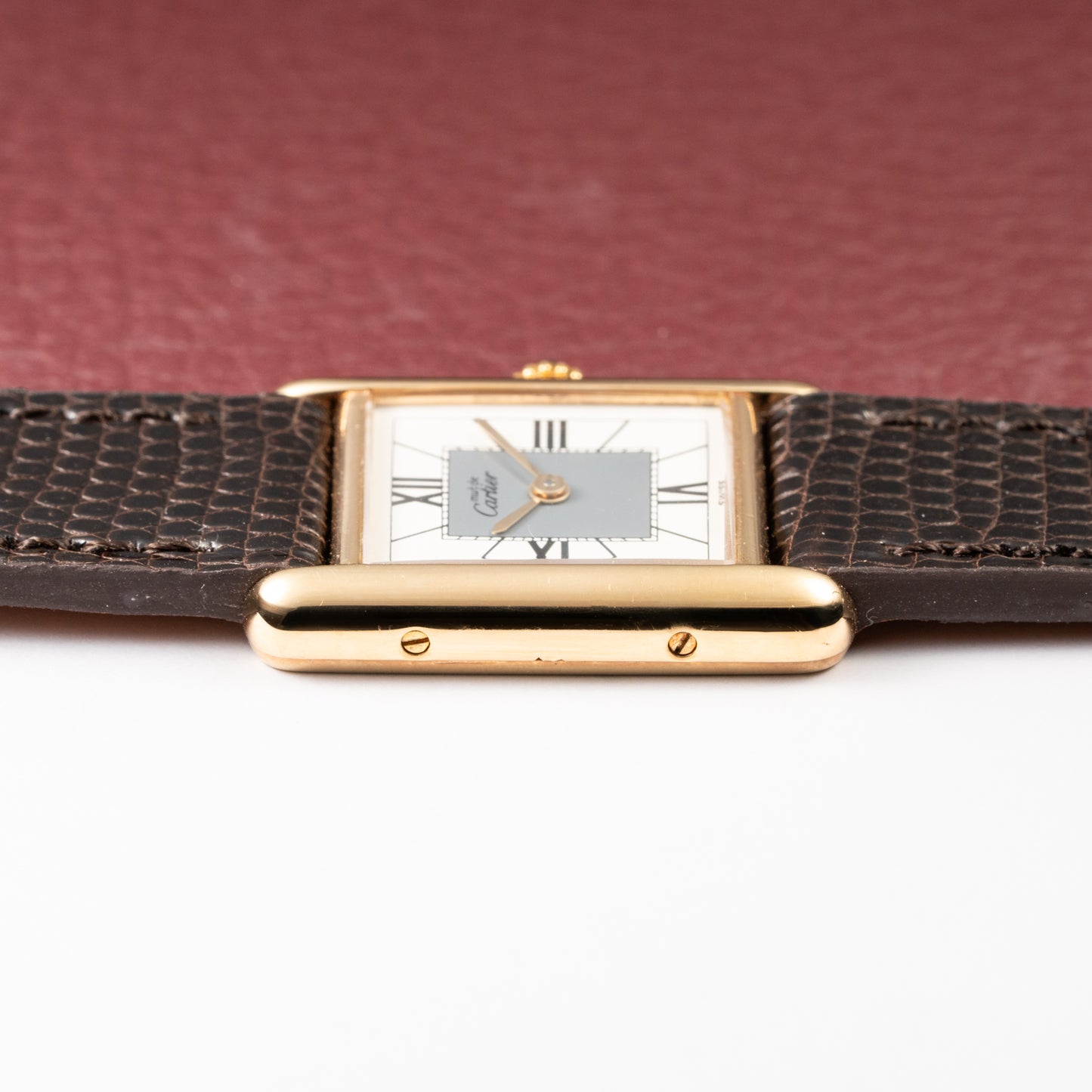 Cartier Must de Tank Vermeil Grey Art Deco Reference 5057001 from 1990s Cartier Service 2025