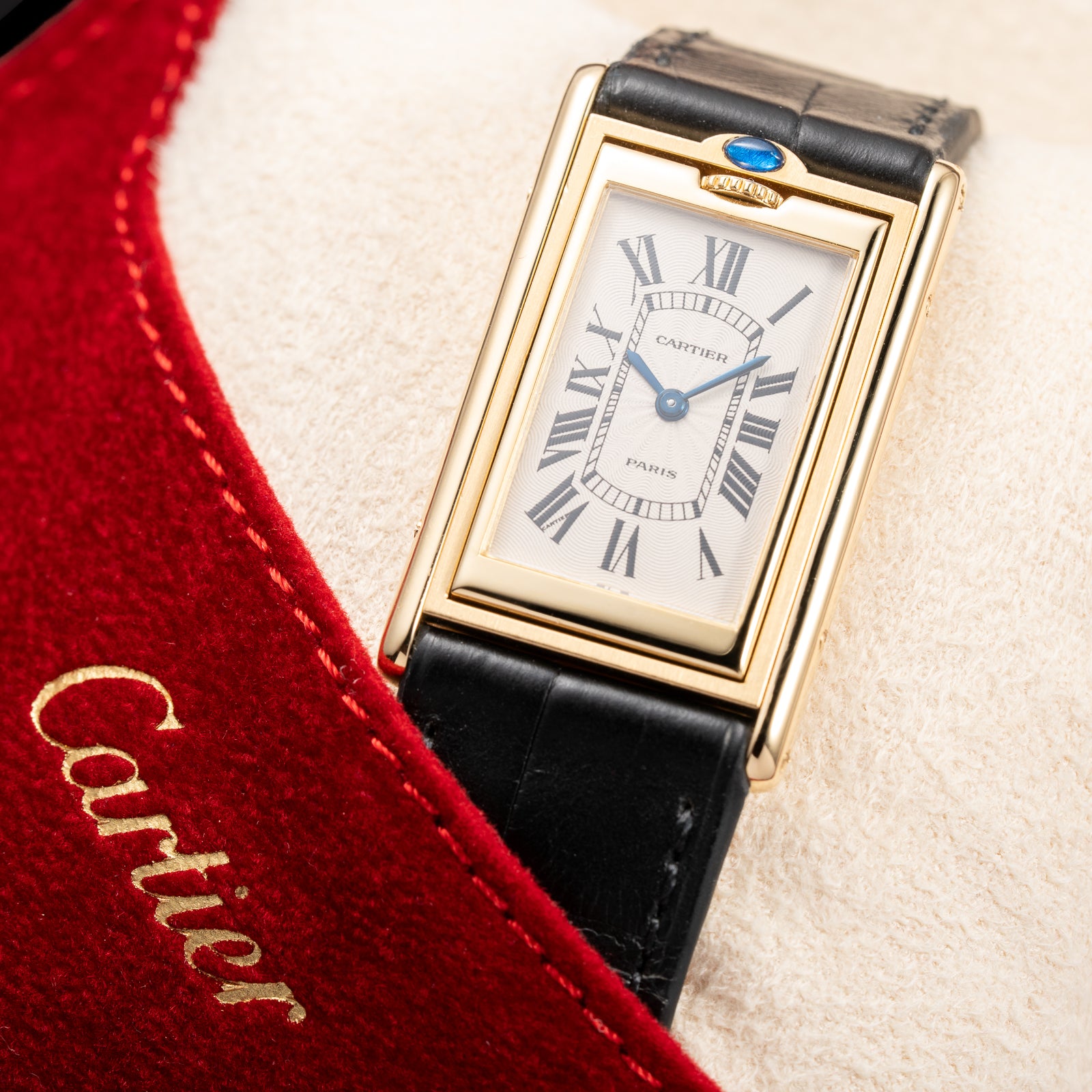 Cartier Tank Basculante 'Paris' Limited Edition 1991 "Made in France" 18K Yellow Gold Cartier Serviced 2026