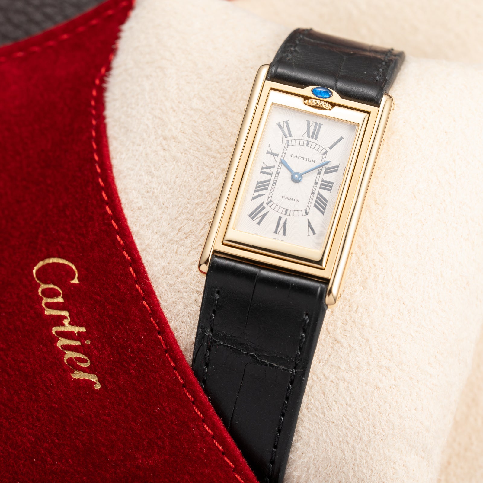 Cartier Tank Basculante 'Paris' Limited Edition 1991 "Made in France" 18K Yellow Gold Cartier Serviced 2026