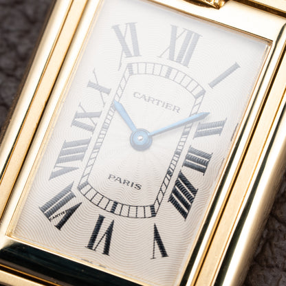 Cartier Tank Basculante 'Paris' Limited Edition of 91 Pieces "Made in France" 18K Yellow Gold Cartier Serviced 2026