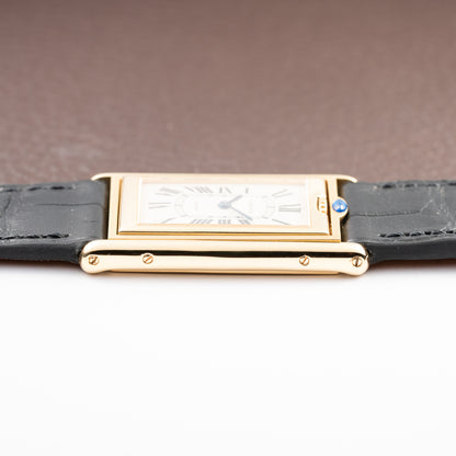 Cartier Tank Basculante 'Paris' Limited Edition of 91 Pieces "Made in France" 18K Yellow Gold Cartier Serviced 2026