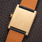 Cartier Tank Extra Plat Guilloché 18K Yellow Gold Full Set Ref 96065 from 1997