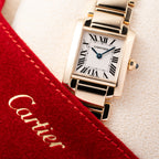 Cartier Tank Française PM 18K Yellow Gold Cartier Service 2026 w/ 2-Year Warranty Ref. 2385 from 2000s