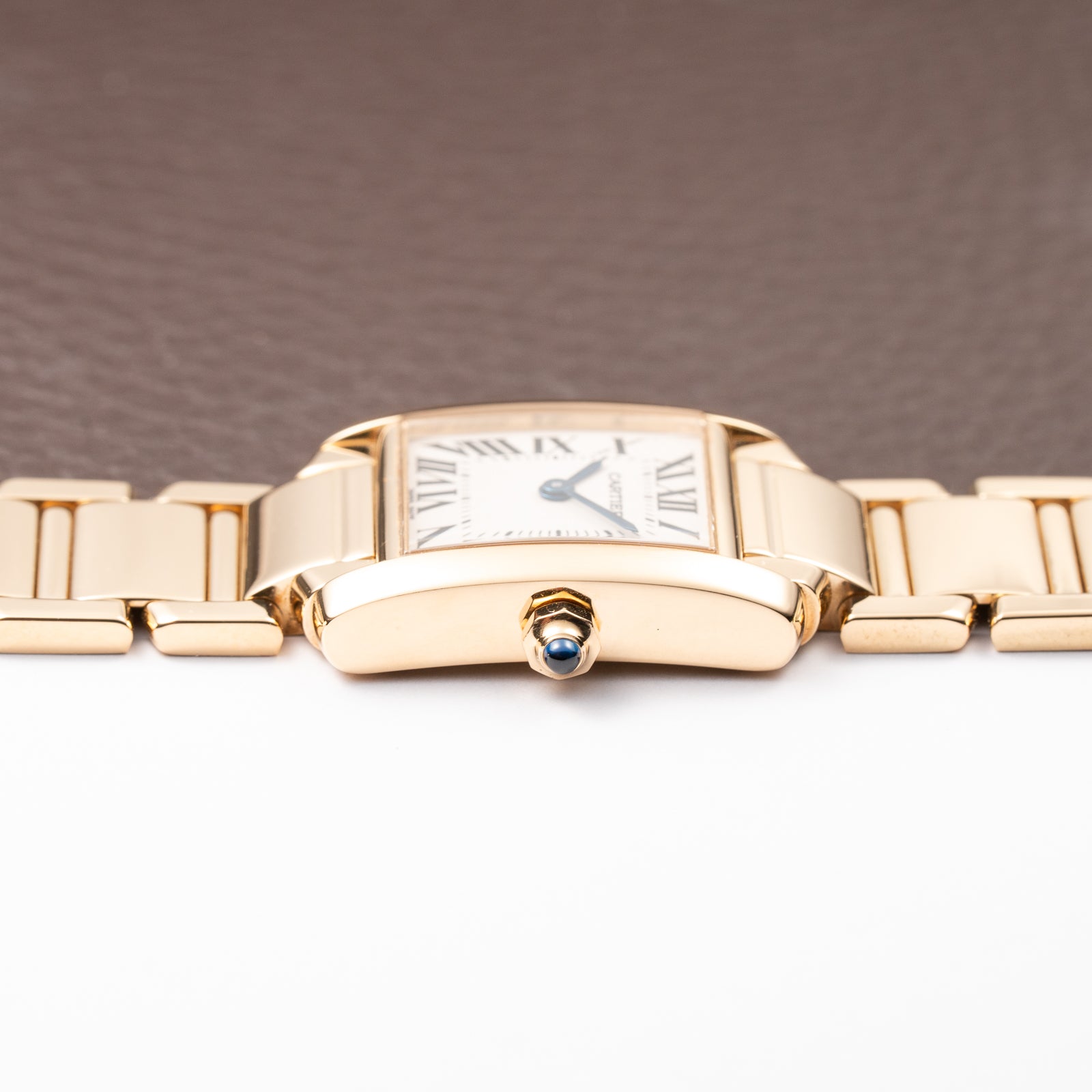 Cartier Tank Française PM 18K Yellow Gold Cartier Service 2026 w/ 2-Year Warranty Ref. 2385 from 2000s