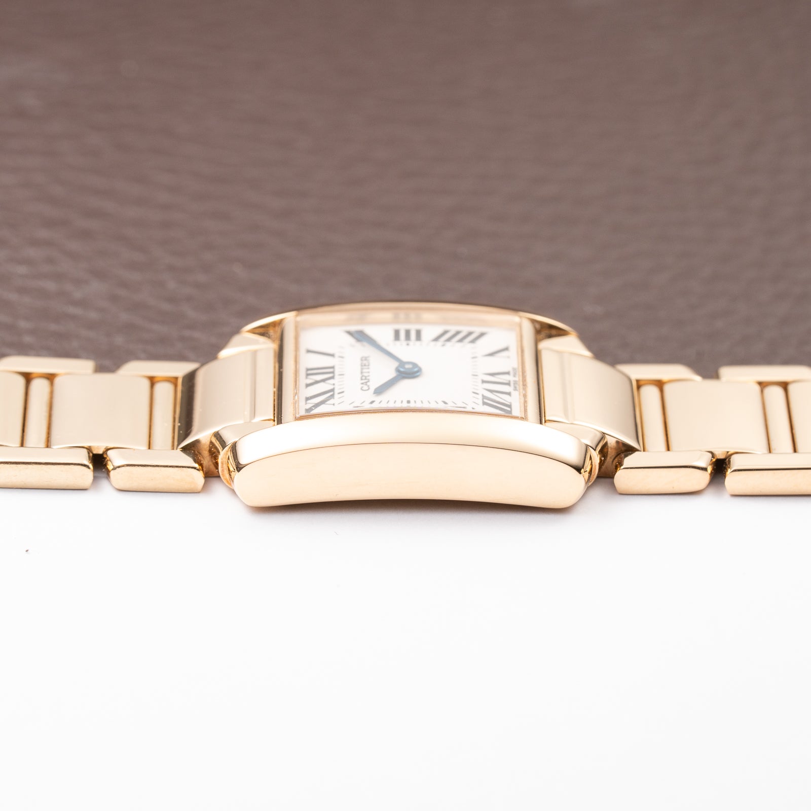 Cartier Tank Française PM 18K Yellow Gold Cartier Service 2026 w/ 2-Year Warranty Ref. 2385 from 2000s