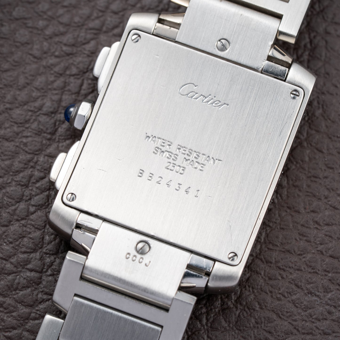 Cartier Tank Française Chronograph Full Cartier Service 2026 GM Ref. 2303 from 2000s