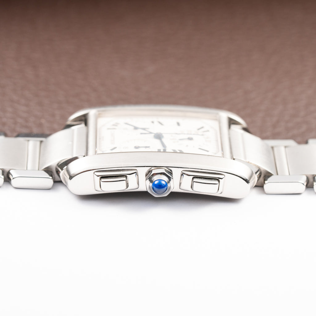 Cartier Tank Française Chronograph Full Cartier Service 2026 GM Ref. 2303 from 2000s