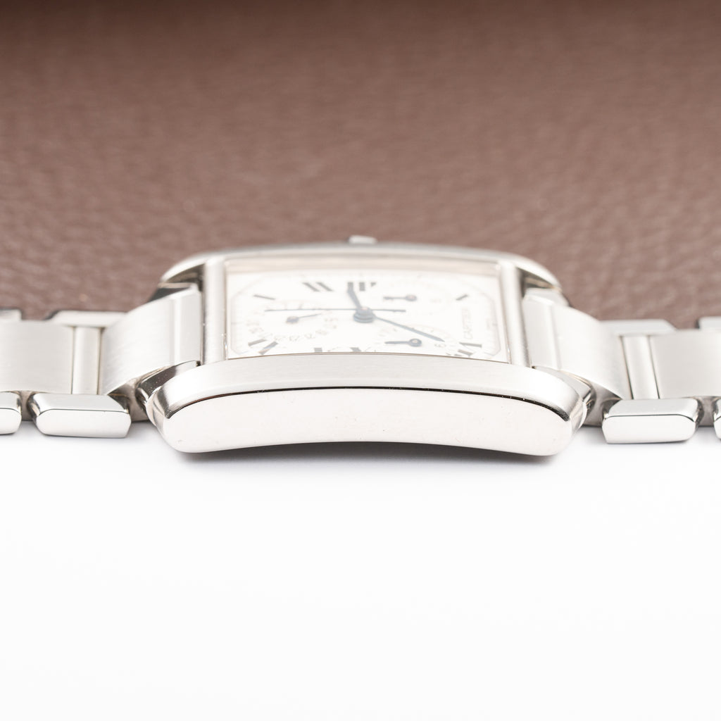 Cartier Tank Française Chronograph Full Cartier Service 2026 GM Ref. 2303 from 2000s