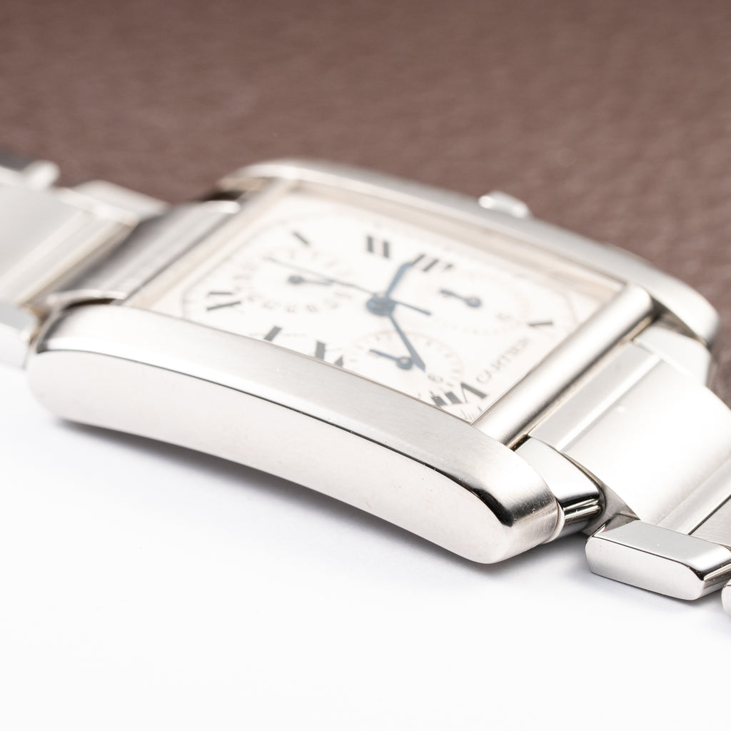 Cartier Tank Française Chronograph Full Cartier Service 2026 GM Ref. 2303 from 2000s
