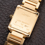 Cartier Tank Française Factory Diamond Set PM 18K Yellow Gold Cartier Service 2026 w/ 2-Year Warranty Ref. 2385 from 2000s