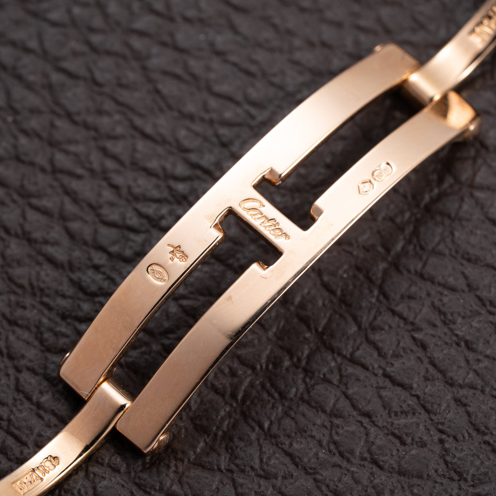 Cartier Tank Française Factory Diamond Set PM 18K Yellow Gold Cartier Service 2026 w/ 2-Year Warranty Ref. 2385 from 2000s