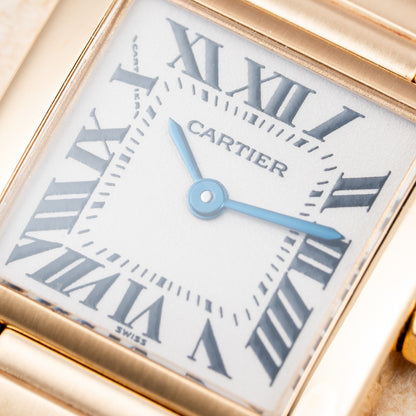 Cartier Tank Française PM 18K Yellow Gold Full Set Cartier Service 2025 Ref. 1820