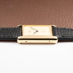 Cartier Tank Must de Lemon Champagne Dial Vermeil GM from 1980s