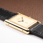 Cartier Tank Must de Lemon Champagne Dial Vermeil GM from 1980s
