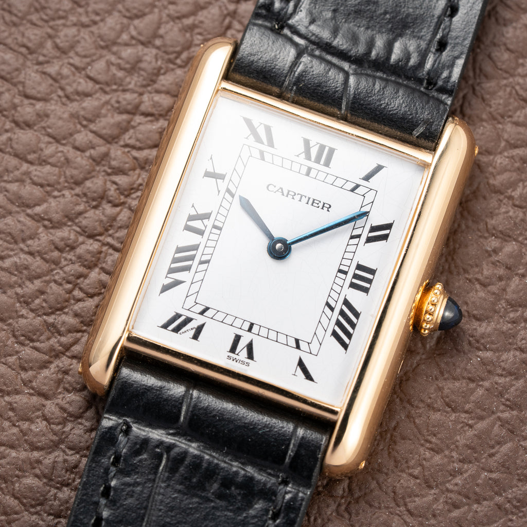Cartier Tank Louis Swiss Dial 18K Yellow Gold Ref. 78086 from 1970s
