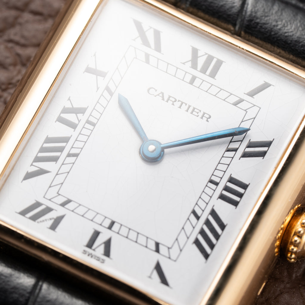 Cartier Tank Louis Swiss Dial 18K Yellow Gold Ref. 78086 from 1970s