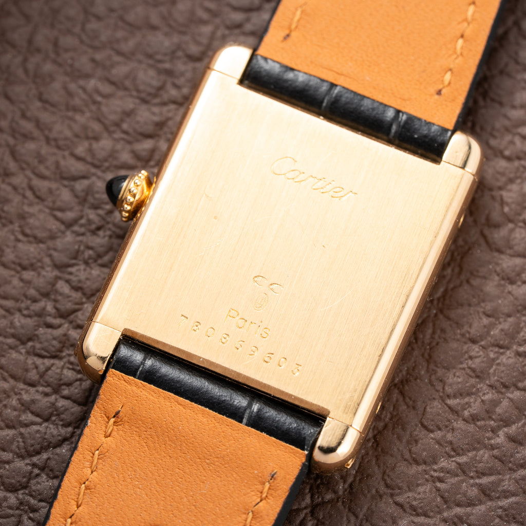 Cartier Tank Louis Swiss Dial 18K Yellow Gold Ref. 78086 from 1970s