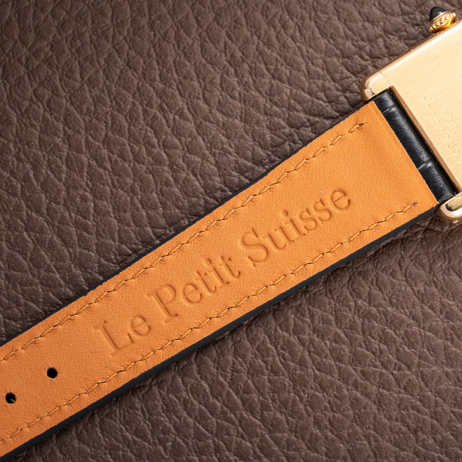 Cartier Tank Louis Swiss Dial 18K Yellow Gold Ref. 78086 from 1970s