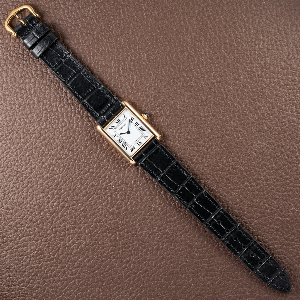 Cartier Tank Louis Swiss Dial 18K Yellow Gold Ref. 78086 from 1970s