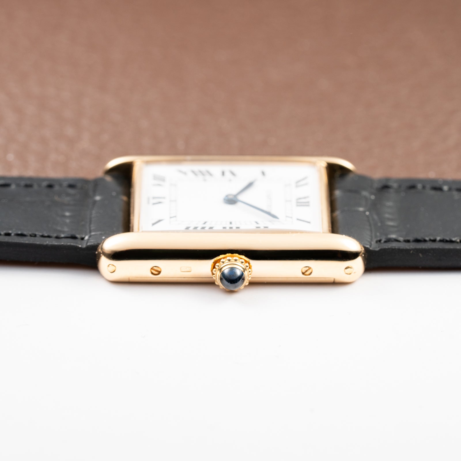 Cartier Tank Louis Swiss Dial 18K Yellow Gold Ref. 78086 from 1970s