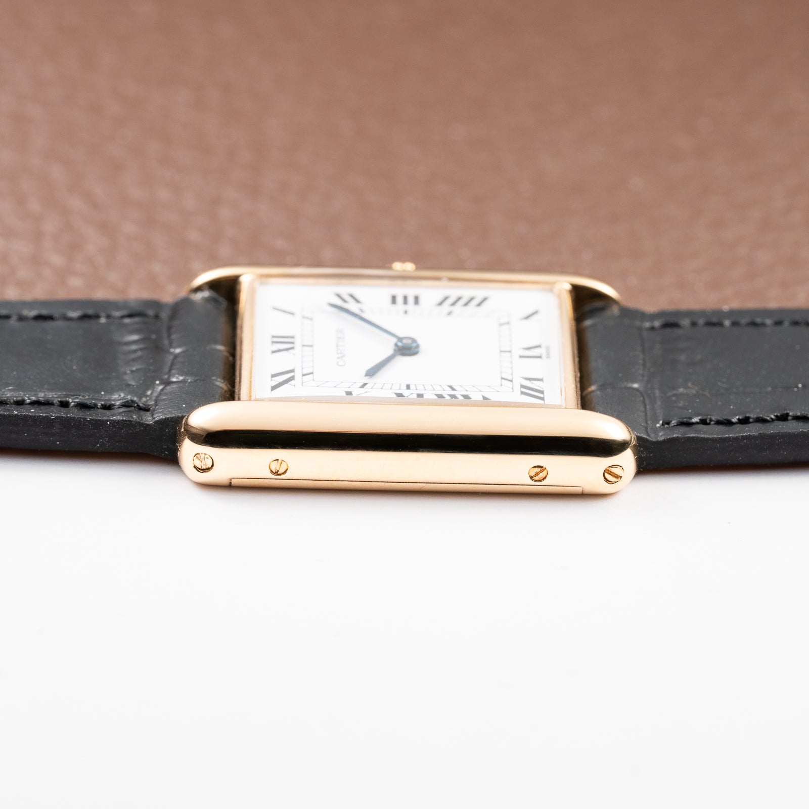 Cartier Tank Louis Swiss Dial 18K Yellow Gold Ref. 78086 from 1970s