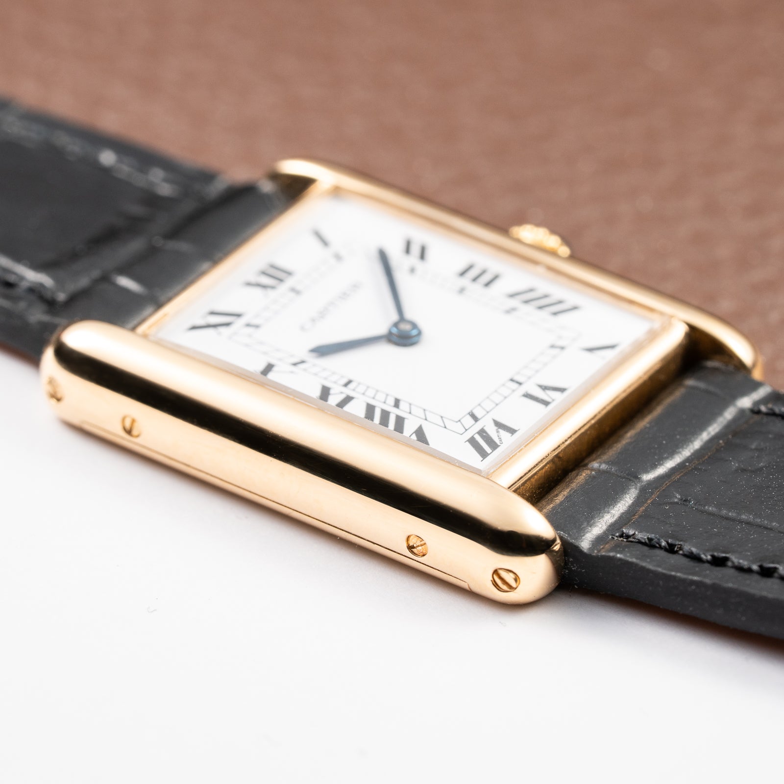Cartier Tank Louis Swiss Dial 18K Yellow Gold Ref. 78086 from 1970s