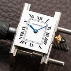 Cartier Tank Louis Swiss Dial 18K Yellow Gold PM Ref 78087 from 1970s