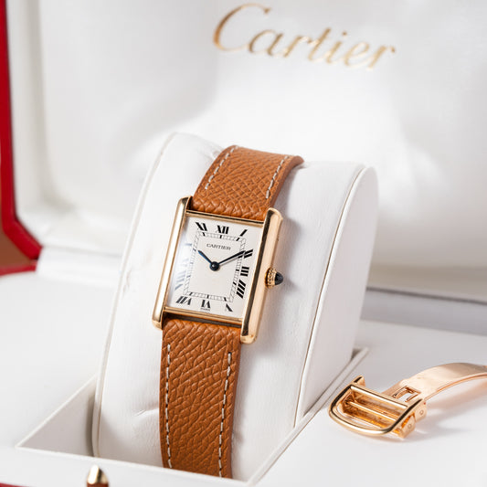 Cartier Tank Louis Paris Dial 18K Ref. 78086 from the 1970s