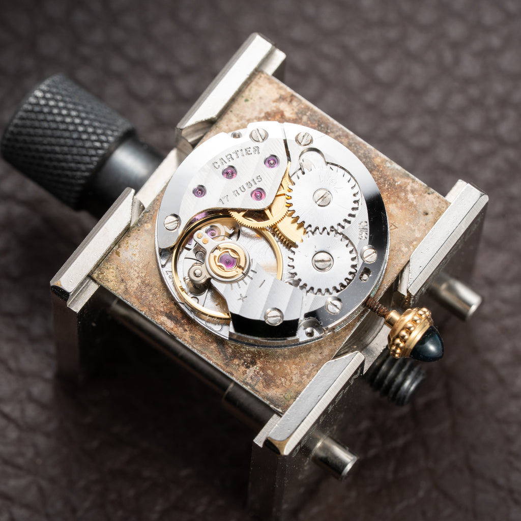 Cartier Tank Louis Paris Dial 18K Yellow Gold GM LM Ref. 78086 from 1970s
