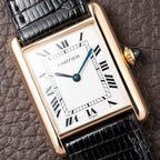 Cartier Tank Louis Paris Dial 18K Yellow Gold GM LM Ref. 78086 from 1970s
