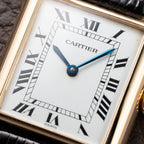 Cartier Tank Louis Paris Dial 18K Yellow Gold GM LM Ref. 78086 from 1970s