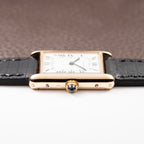 Cartier Tank Louis Paris Dial 18K Yellow Gold GM LM Ref. 78086 from 1970s
