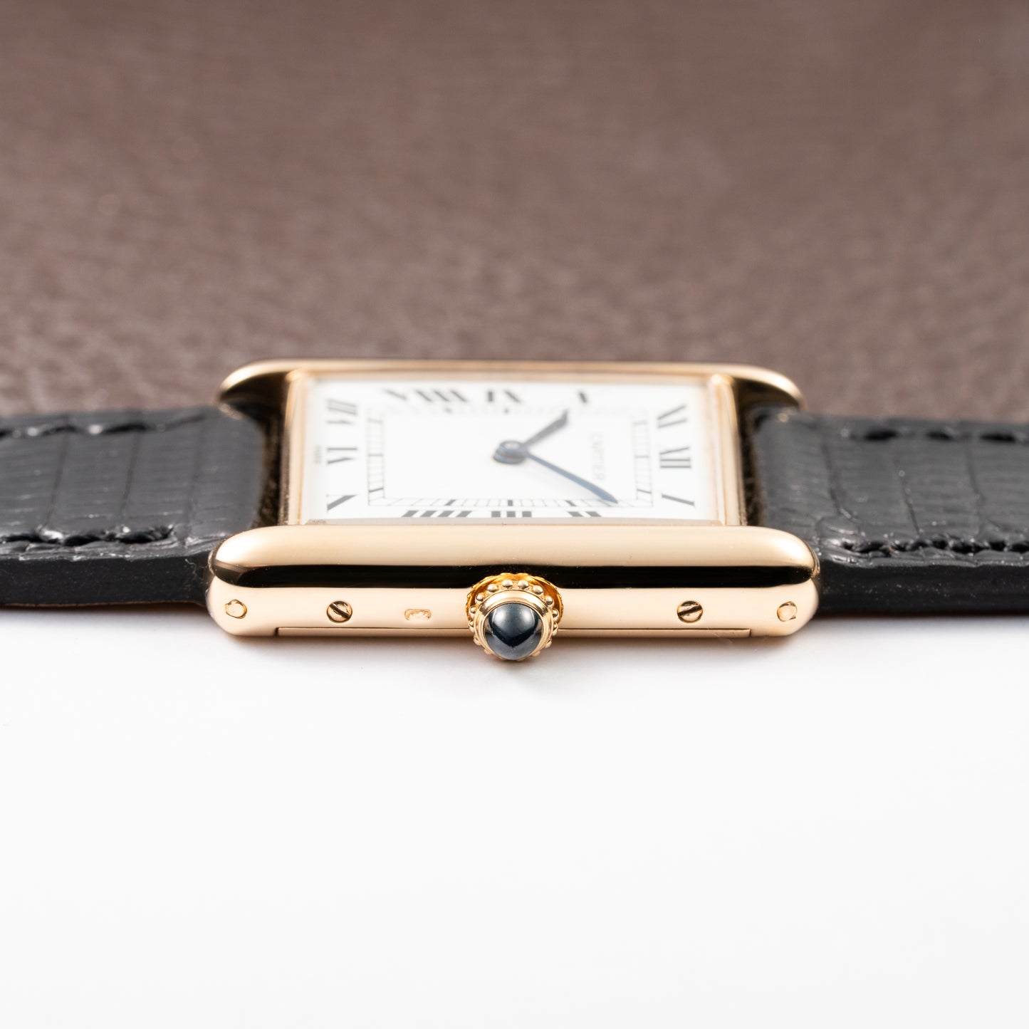 Cartier Tank Louis Paris Dial 18K Yellow Gold GM LM Ref. 78086 from 1970s