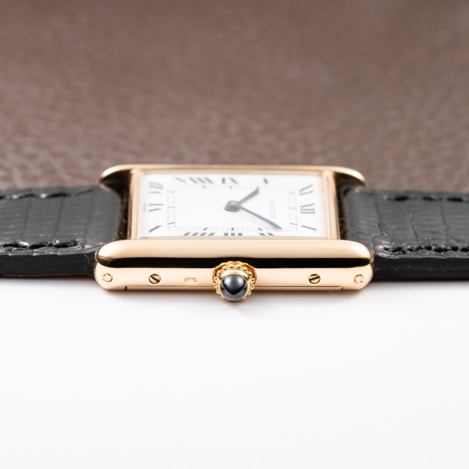 Cartier Tank Louis Paris Dial 18K Yellow Gold GM LM Ref. 78086 from 1970s