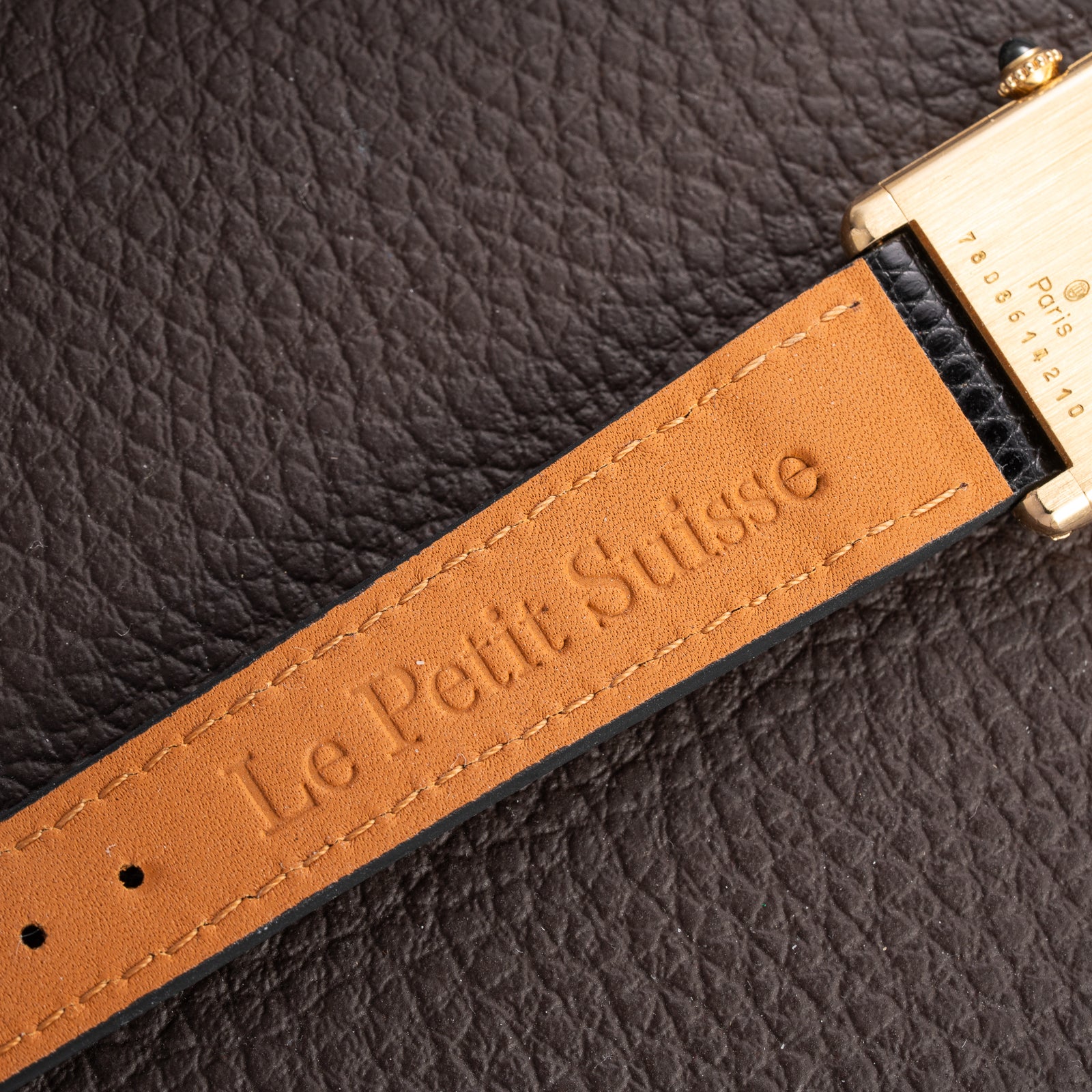 Cartier Tank Louis Paris Dial 18K Yellow Gold GM LM Ref. 78086 from 1970s