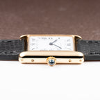 Cartier Tank Louis Paris Dial 18K Yellow Gold GM LM Ref. 78086 from 1970s