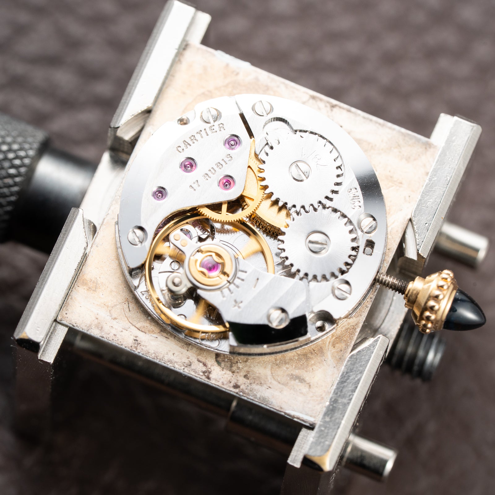 Cartier Tank Louis Paris Dial 18K Yellow Gold Ref. 78086 from 1970s