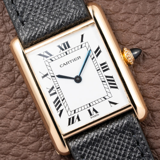 Cartier Tank Louis Paris Dial 18K Yellow Gold Ref. 78086 from 1970s